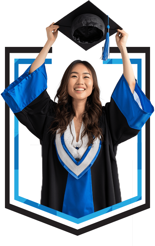 Person in Shield Template New Graduate 2-min