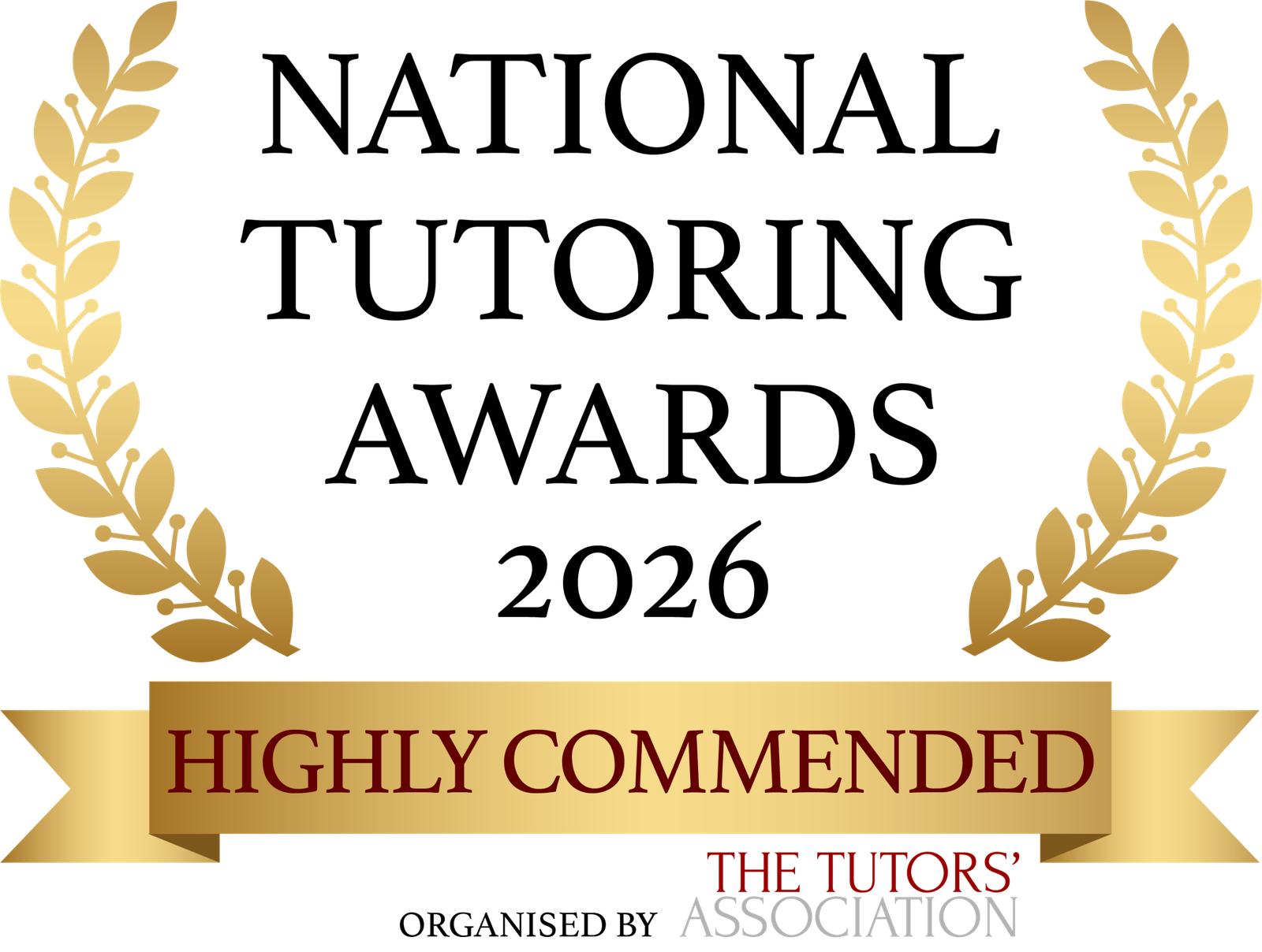 National Tutoring Awards Highly Commended 2026